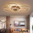Modern minimalist dimmable LED chandelier for indoor lighting