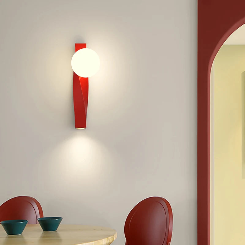 Minimalist u-shaped wall bedside lamp with anti-blue light - vue 4 sur 20