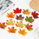 Set of 50 maple leaf decorations for parties and events