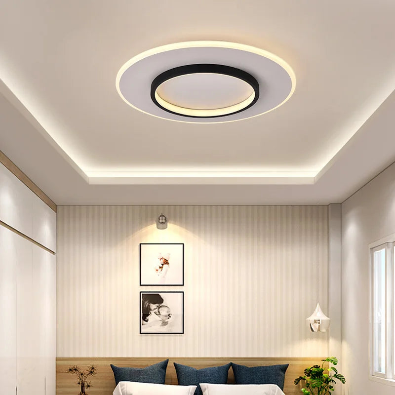 Simple modern nordic LED chandelier for balcony