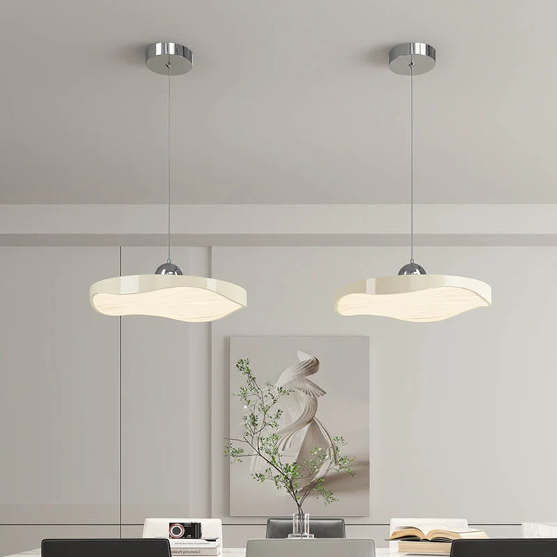 Modern suspended LED ceiling light for stylish interiors 2023