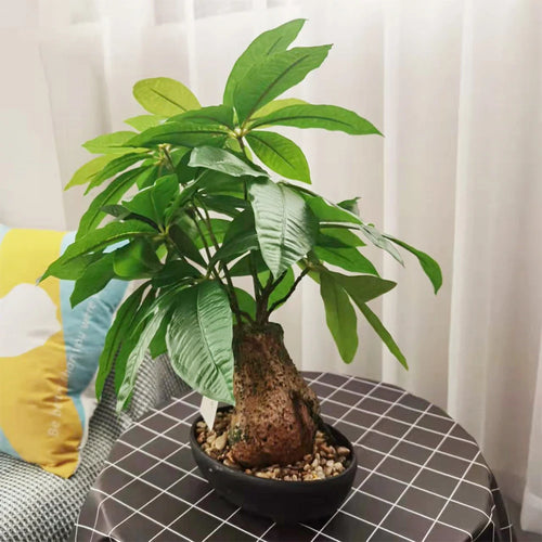 Artificial monstera tree in pot fake tropical indoor decoration - vue 3 sur 6