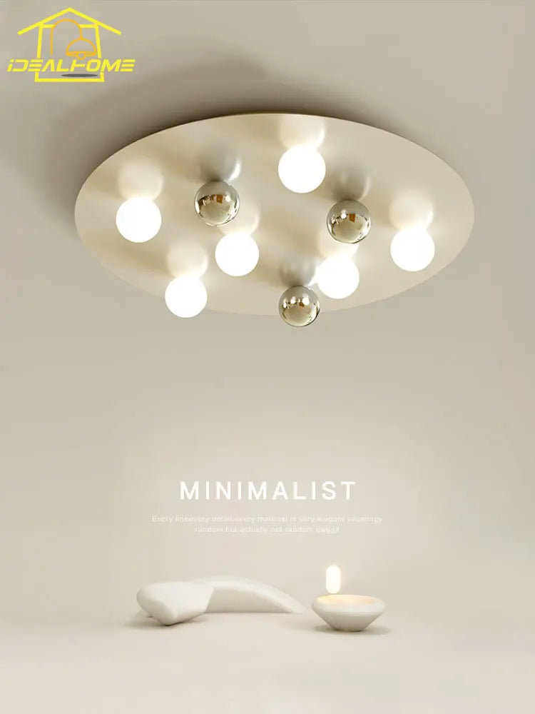 Minimalist Nordic design ceiling light for modern interior decor