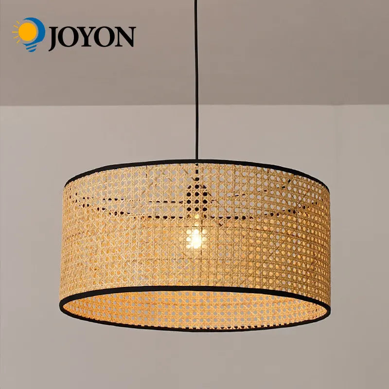 Modern Japanese style rattan pendant light