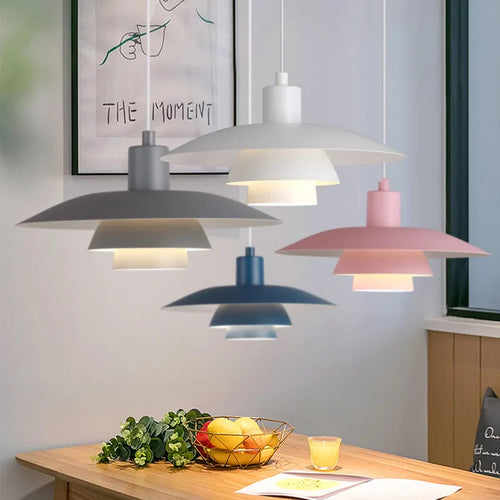 Creative Danish flying saucer chandelier for café, restaurant, shop - vue 2 sur 16