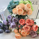 Artificial peony bouquet for weddings and home decor