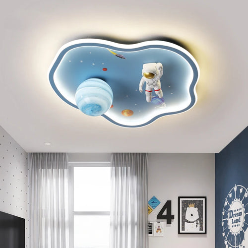 Children's astronaut cartoon LED lamp with eye protection