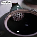 Artisan celadon crackle teapot 300ml longquan style luxury