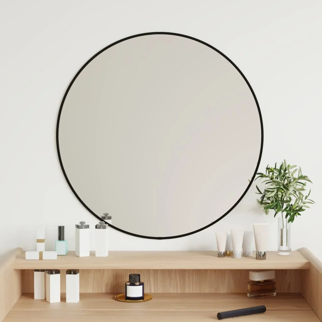 decorative round wall mirror for modern interior