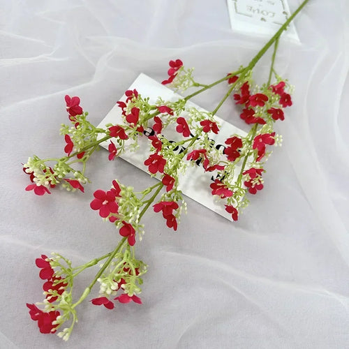 Artificial silk gypsophila branches for indoor decoration - vue 15 sur 14