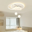 Minimalist ceiling light with hanging bubble and cloud chandelier