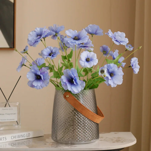Butterfly peony silk flower wedding decoration floral arrangement - vue 4 sur 11