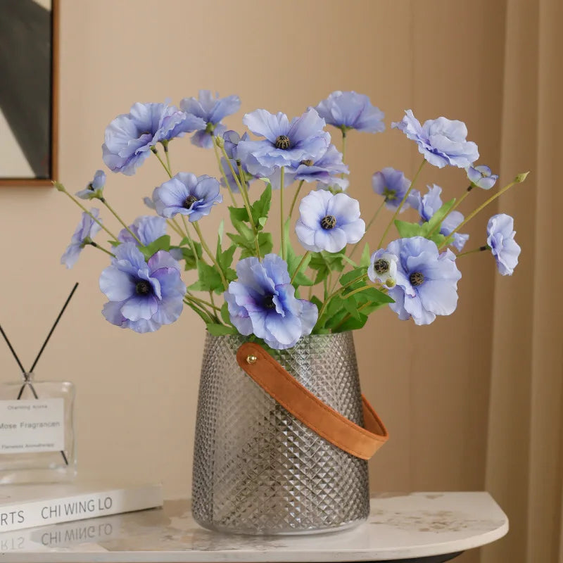 Butterfly peony silk flower wedding decoration floral arrangement - vue 3 sur 11