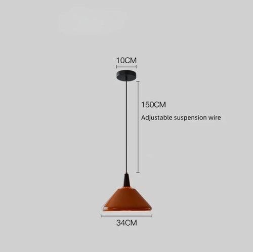 Modern macarone led chandelier for stylish interiors - vue 9 sur 8
