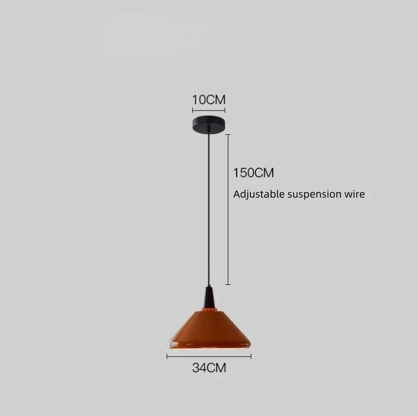 Modern macarone led chandelier for stylish interiors - vue 8 sur 8