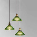 Nordic style green glass pendant light