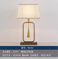 Creative chinoiserie style table lamp for living room