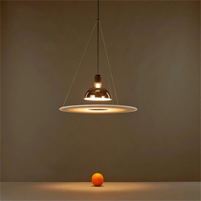 Nordic creative UFO-inspired LED chandelier for interior decor