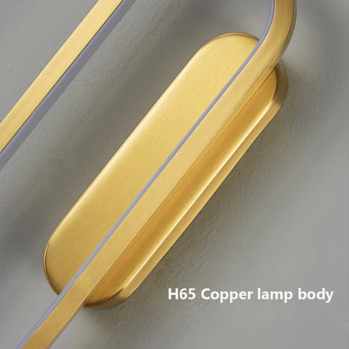 Modern nordic copper indoor wall light - vue 7 sur 8