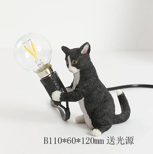 lampe de bureau décorative pour animaux en résine - vue 8 sur 14