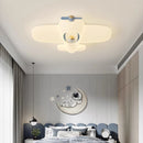 Cute astronaut LED ceiling light for children's room