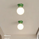 Simple medieval bauhaus style ceiling light for entrance decor