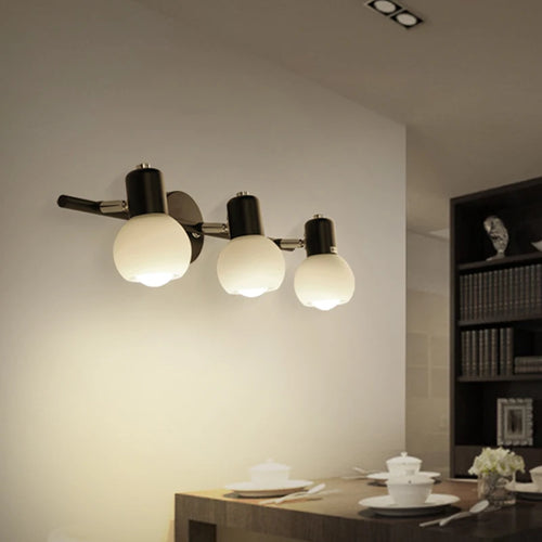 Modern rotating wall light for interior décor and lighting - vue 6 sur 16