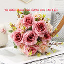 Decorative silk rose bouquet with honey fragrance for interior decor
