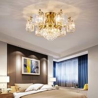 Nordic crystal ceiling light for modern elegant lighting