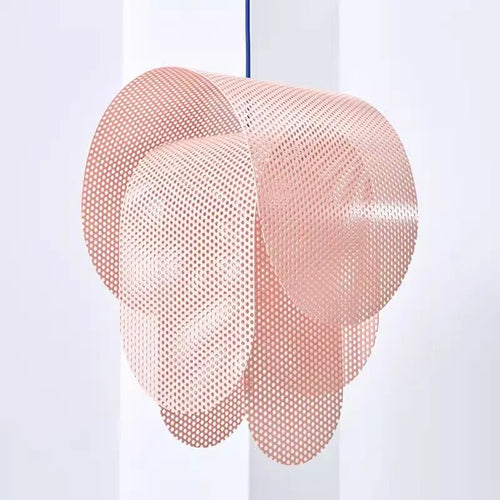 Danish minimalist designer iron mesh chandelier - vue 2 sur 5