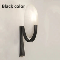 Nordic copper and marble modern design LED wall light