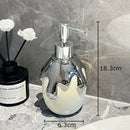gold ceramic soap dispenser for bathroom