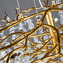 Modern crystal LED chandelier for interior decoration