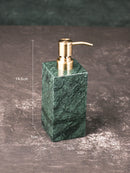 organized marble bathroom accessory set