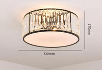 Modern crystal ceiling light european style creative LED fixture