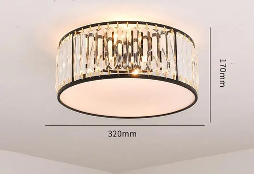 Modern crystal ceiling light european style creative LED fixture