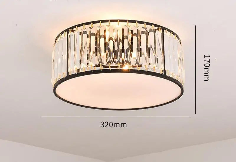 Modern crystal ceiling light european style creative LED fixture