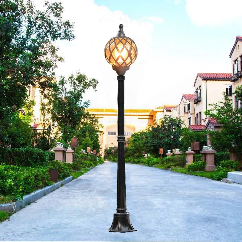 Decorative single-head LED garden lamp - vue 4 sur 8