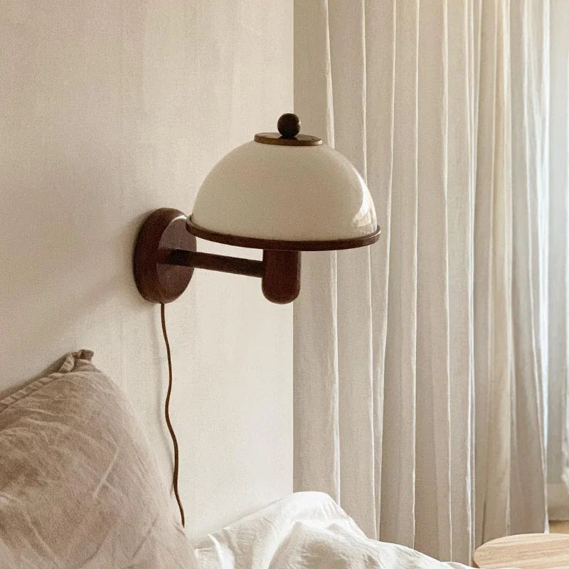 Nordic retro mushroom wall lamp - vue 4 sur 8