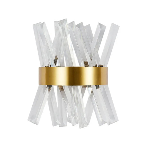 Modern crystal wall light for decorative indoor lighting - vue 5 sur 6