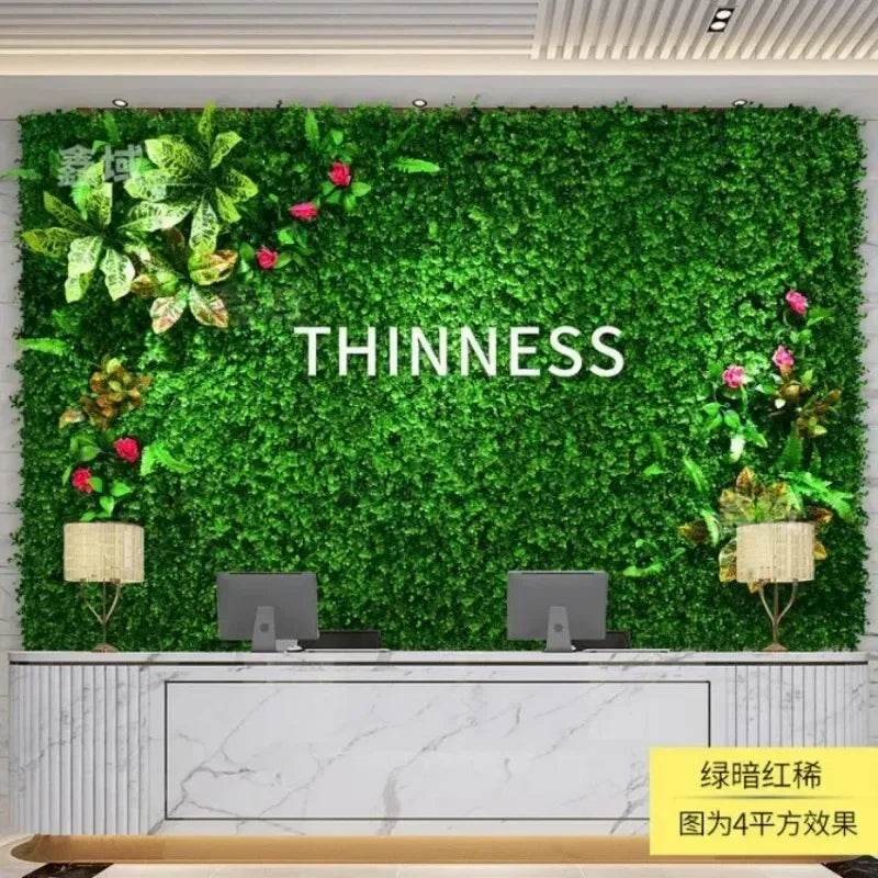 Artificial plant wall for outdoor decoration and landscaping - vue 5 sur 30