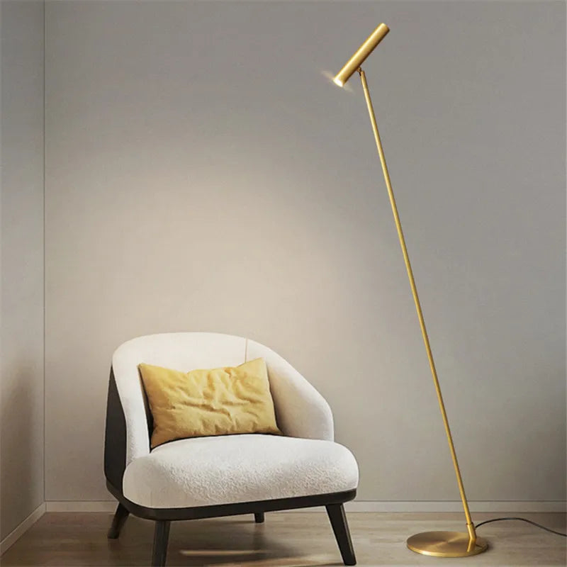 Nordic minimalist adjustable LED floor lamp for indoor use