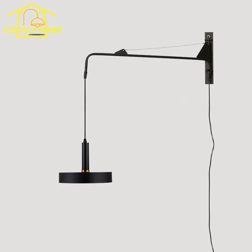 Industrial design swing arm wall light for modern spaces - vue 2 sur 20