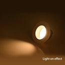 Recessed LED downlight with borderless trim for home and shop interior lighting