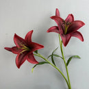 Artificial lily branch floral decoration for interiors
