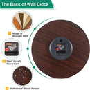 retro silent wall clock for modern home decor