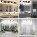 Modern crystal bathroom mirror wall light