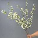 Artificial flower table decoration with snow willow