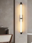 Minimalist designer stainless steel decorative wall light