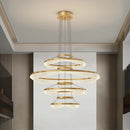 Modern acrylic LED pendant chandelier
